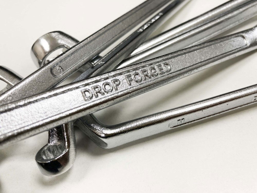 RING SPANNER SET 6PC 6x7mm TO 16x17mm DROP FORGED CHROME PLATED - TOOLZONE KDPSP023 thumbnail 7