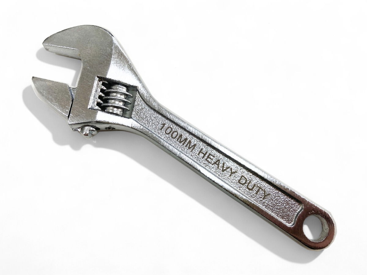 ADJUSTABLE SPANNER 4 MAX JAW 14mm CARBON STEEL CHROME PLATED - TOOLZONE KDPSP041 thumbnail 2