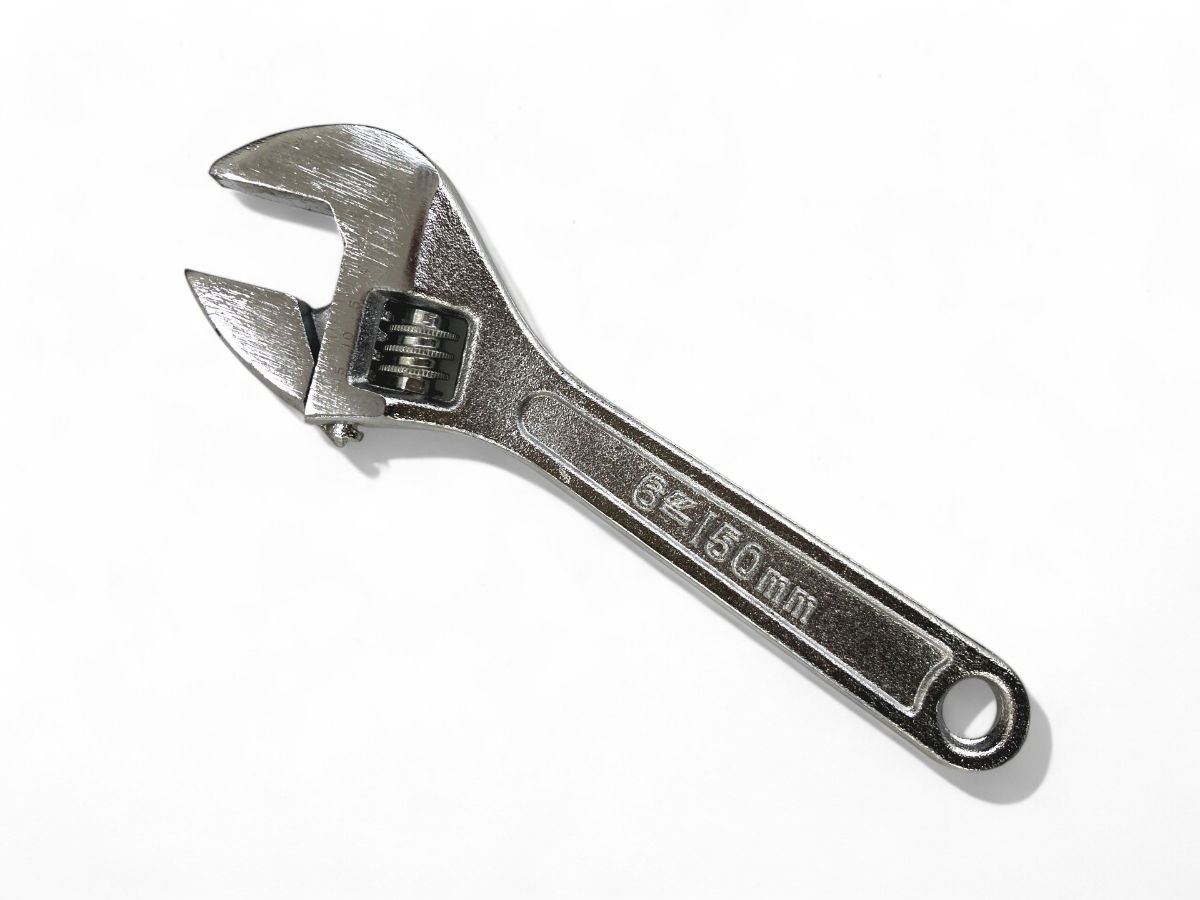 ADJUSTABLE SPANNER 6 MAX JAW 20mm DROP FORGED CHROME PLATED - TOOLZONE KDPSP042 thumbnail 2