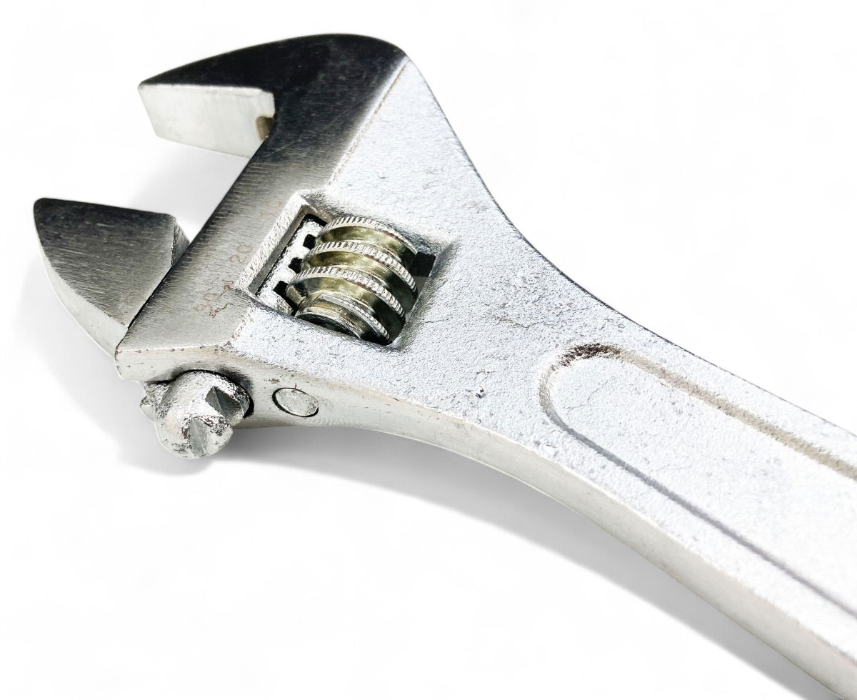 ADJUSTABLE SPANNER 12 MAX JAW 33mm DROP FORGED CHROME PLATED - TOOLZONE KDPSP045 thumbnail 3