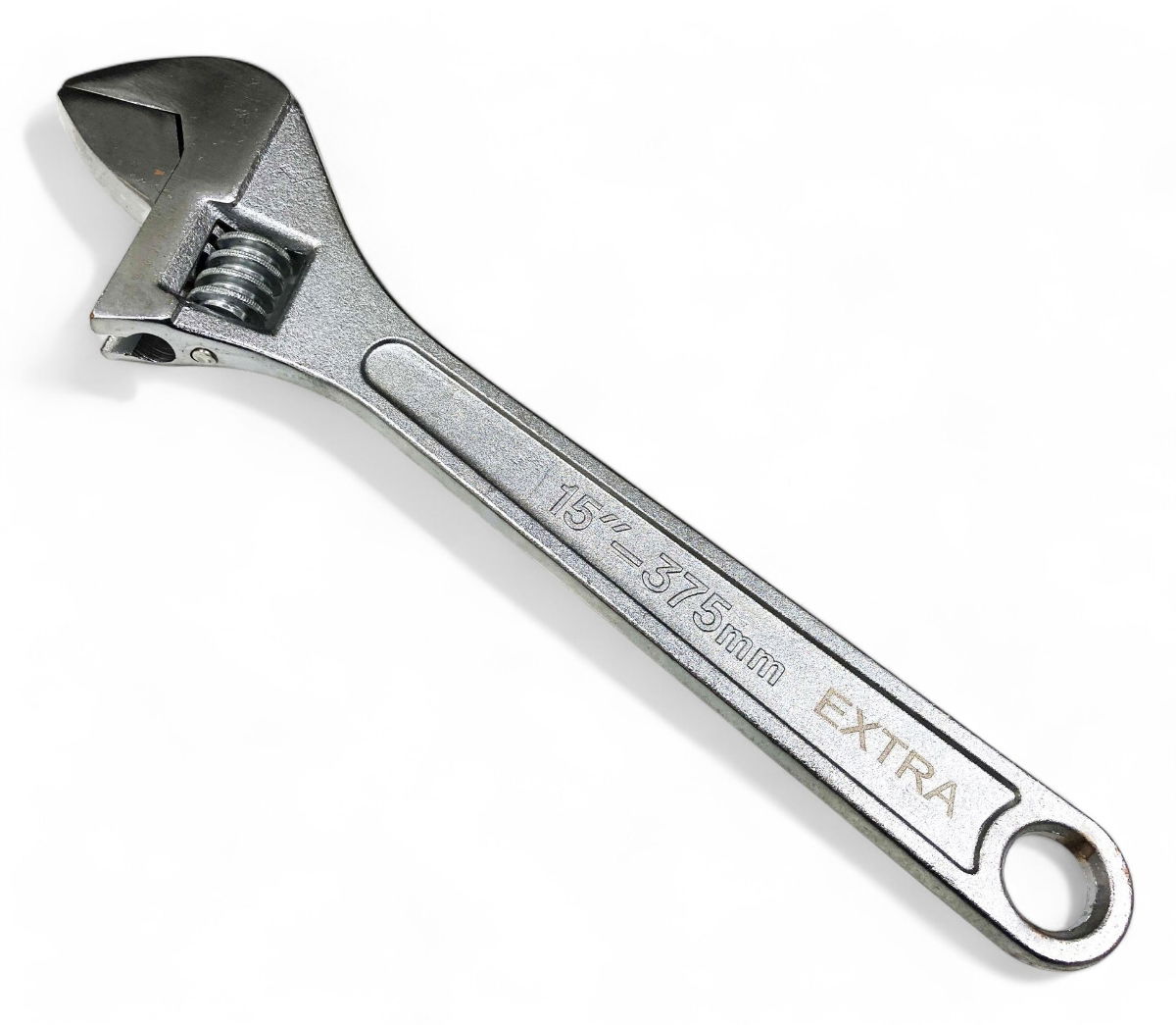 ADJUSTABLE SPANNER 15 MAX JAW 45mm DROP FORGED CHROME PLATED - TOOLZONE KDPSP046 thumbnail 2