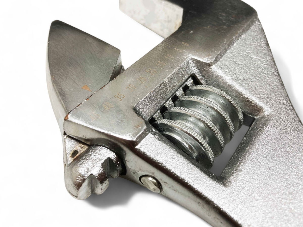 ADJUSTABLE SPANNER 15 MAX JAW 45mm DROP FORGED CHROME PLATED - TOOLZONE KDPSP046 thumbnail 4