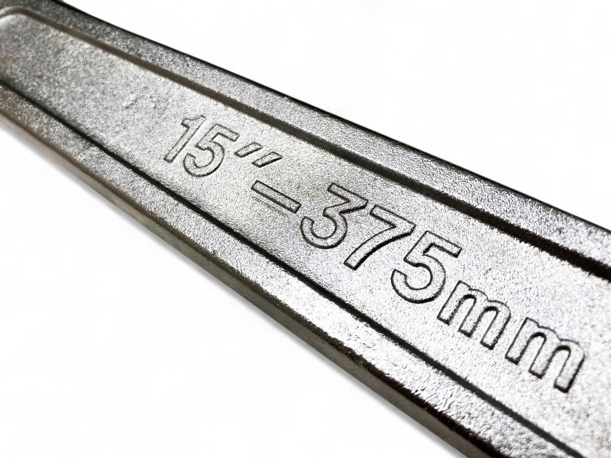 ADJUSTABLE SPANNER 15 MAX JAW 45mm DROP FORGED CHROME PLATED - TOOLZONE KDPSP046 thumbnail 6