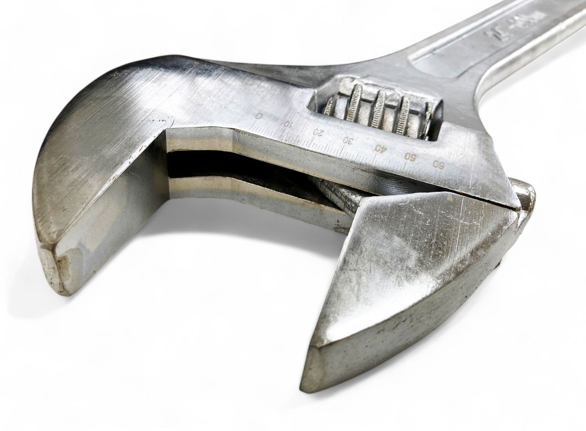 ADJUSTABLE SPANNER 24 MAX JAW 58mm DROP FORGED CHROME PLATED - TOOLZONE KDPSP048 thumbnail 5