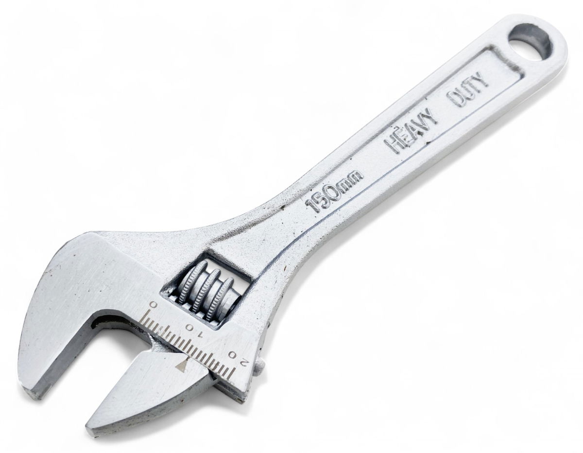 ADJUSTABLE SPANNER 6 MAX JAW 20mm DROP FORGED SATIN FINISH - TOOLZONE KDPSP050 thumbnail 3