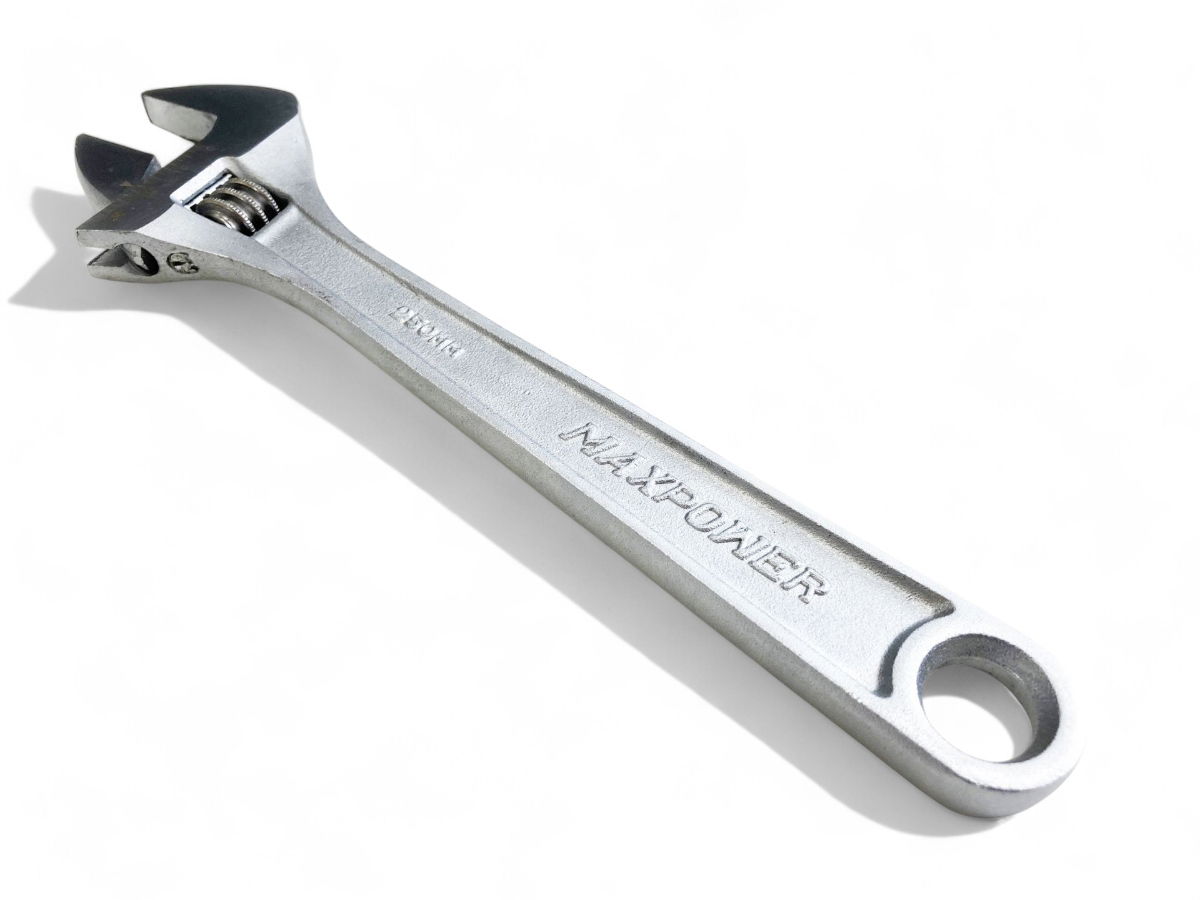 ADJUSTABLE SPANNER 10 MAX JAW 30mm DROP FORGED SATIN FINISH - TOOLZONE KDPSP052 thumbnail 6