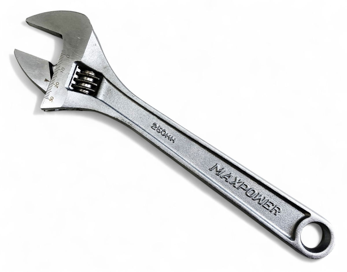 ADJUSTABLE SPANNER 10 MAX JAW 30mm DROP FORGED SATIN FINISH - TOOLZONE KDPSP052 thumbnail 7