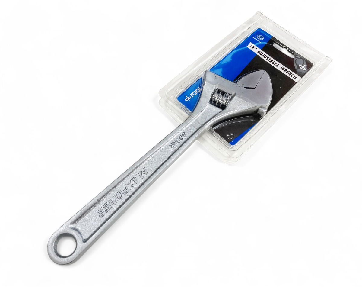 ADJUSTABLE SPANNER 12 MAX JAW 35mm DROP FORGED SATIN FINISH - TOOLZONE KDPSP053 thumbnail 4