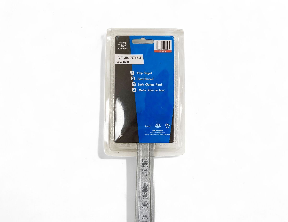 ADJUSTABLE SPANNER 12 MAX JAW 35mm DROP FORGED SATIN FINISH - TOOLZONE KDPSP053 thumbnail 5