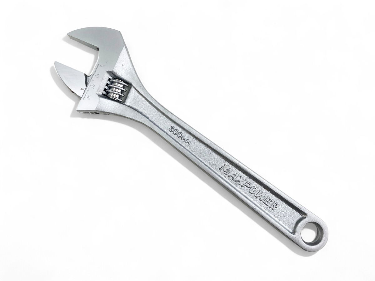 ADJUSTABLE SPANNER 12 MAX JAW 35mm DROP FORGED SATIN FINISH - TOOLZONE KDPSP053 thumbnail 6