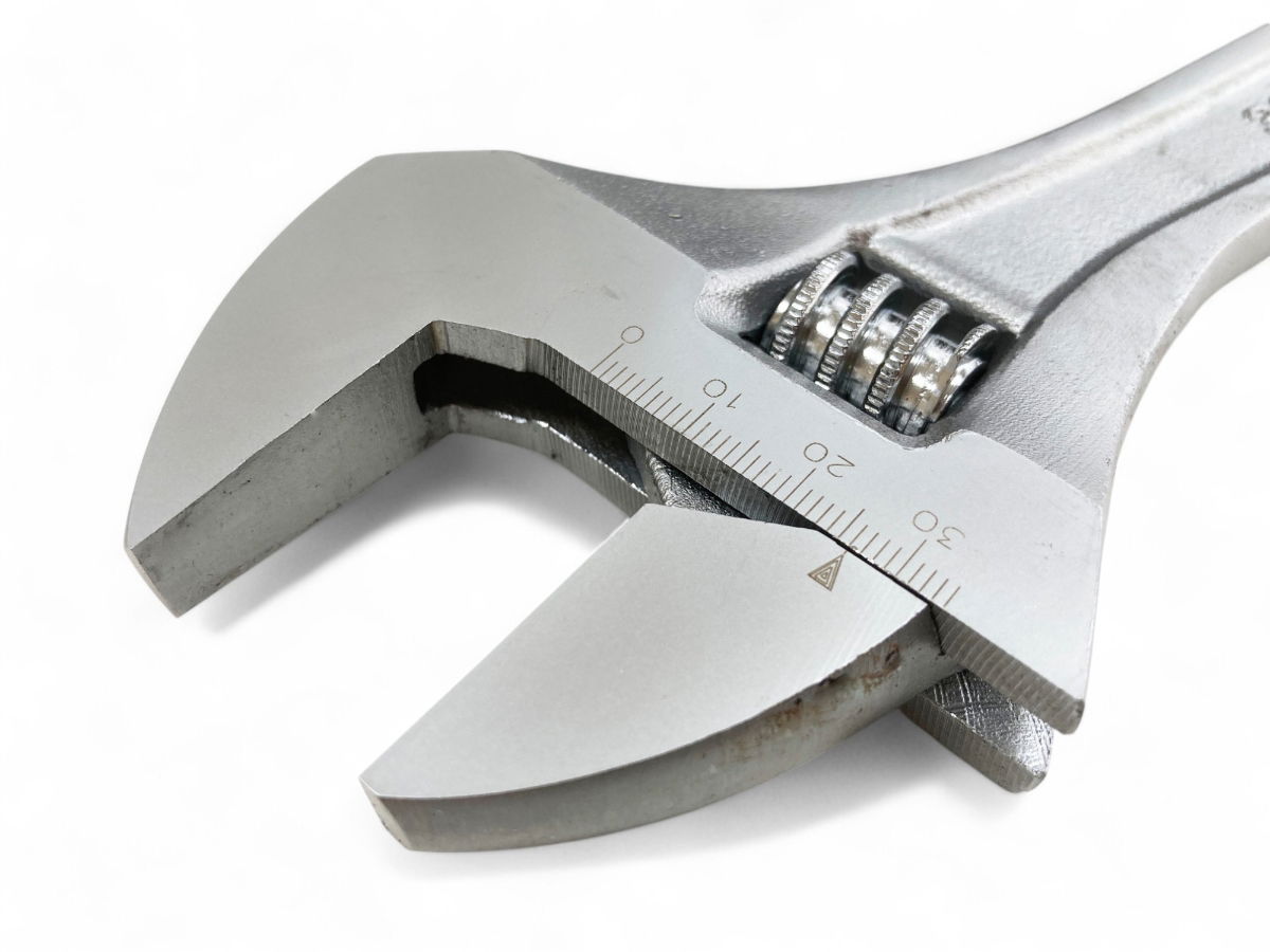 ADJUSTABLE SPANNER 12 MAX JAW 35mm DROP FORGED SATIN FINISH - TOOLZONE KDPSP053 thumbnail 9
