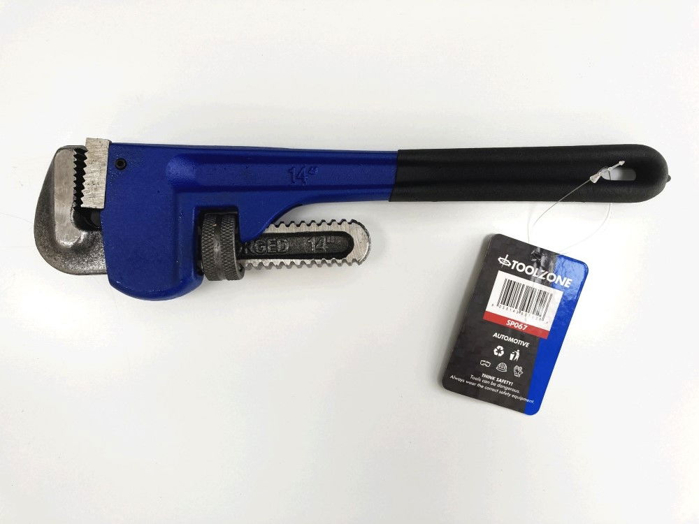 STILLSON WRENCH 14 MAX JAW 71mm DROP FORGED FOAM DIPPED HANDLE - TOOLZONE KDPSP067 thumbnail 3