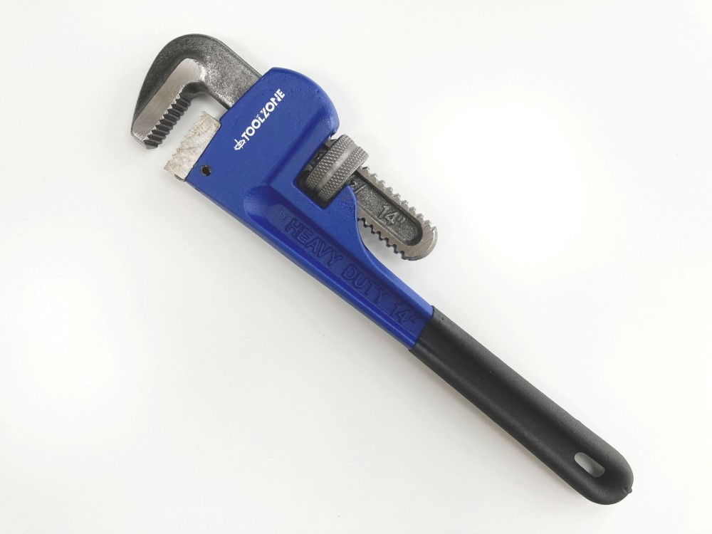 STILLSON WRENCH 14 MAX JAW 71mm DROP FORGED FOAM DIPPED HANDLE - TOOLZONE KDPSP067 thumbnail 4