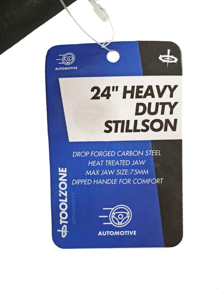 STILLSON WRENCH 24 MAX JAW 86mm DROP FORGED FOAM DIPPED HANDLE - TOOLZONE KDPSP069 thumbnail 2