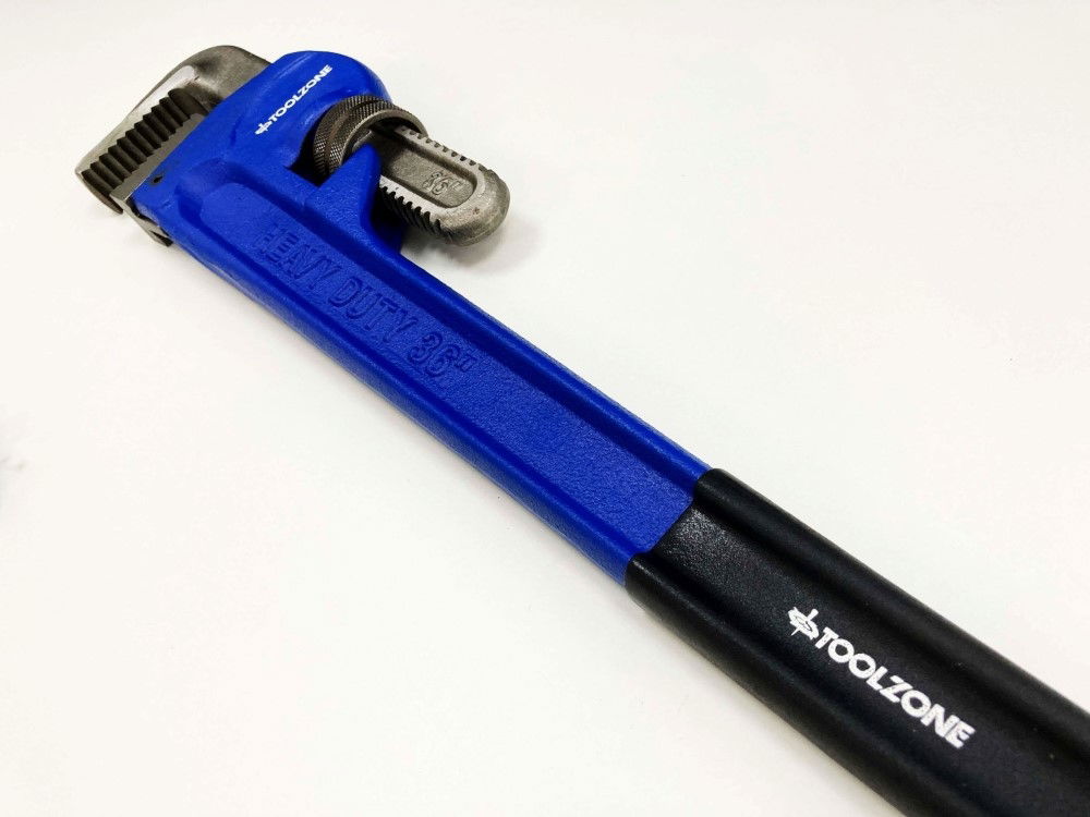 STILLSON WRENCH 36 MAX JAW 114mm DROP FORGED FOAM DIPPED HANDLE - TOOLZONE KDPSP070 thumbnail 5