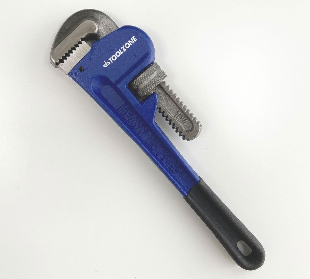 STILLSON WRENCH 10 HEAVY DUTY DROP FORGED CARBON STEEL - TOOLZONE KDPSP121 thumbnail 3