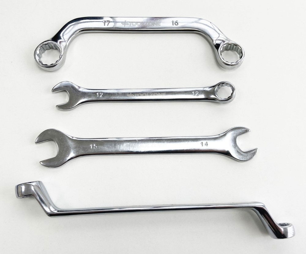 SPANNER SET 50pc CHROME VANADIUM POLISHED FINISH METRIC - TOOLZONE KDPSP143 thumbnail 7