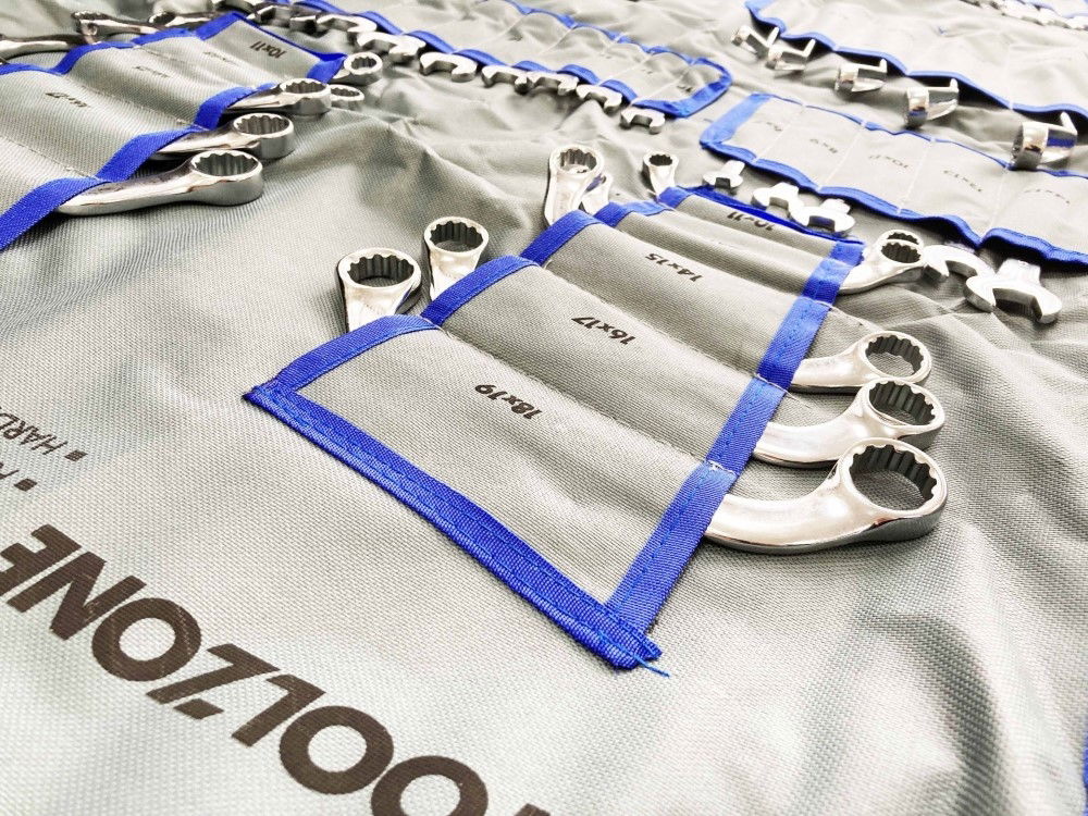 SPANNER SET 50pc CHROME VANADIUM POLISHED FINISH METRIC - TOOLZONE KDPSP143 thumbnail 8