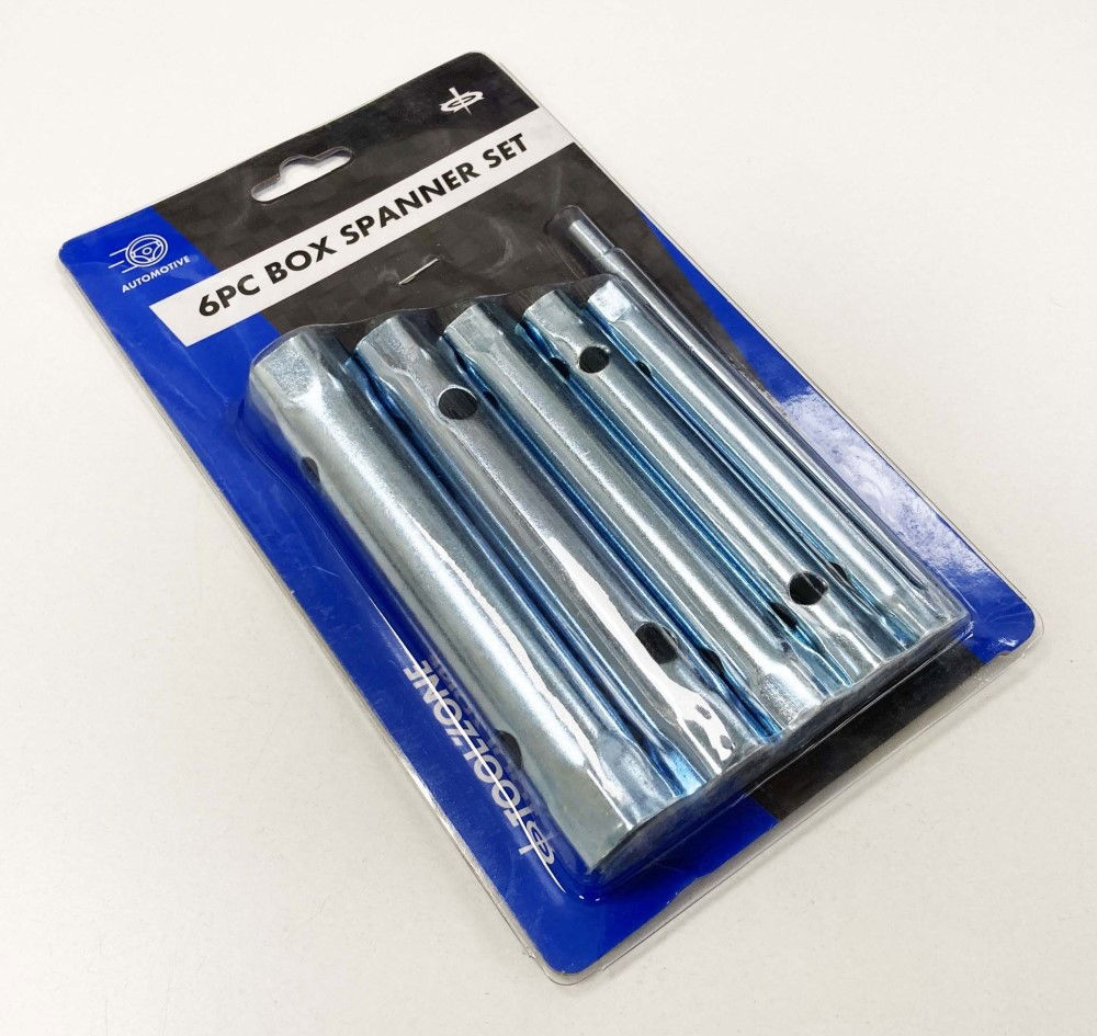 BOX SPANNER SET 6pc 10-19mm WITH DRIVE BAR - TOOLZONE KDPSP150 thumbnail 3