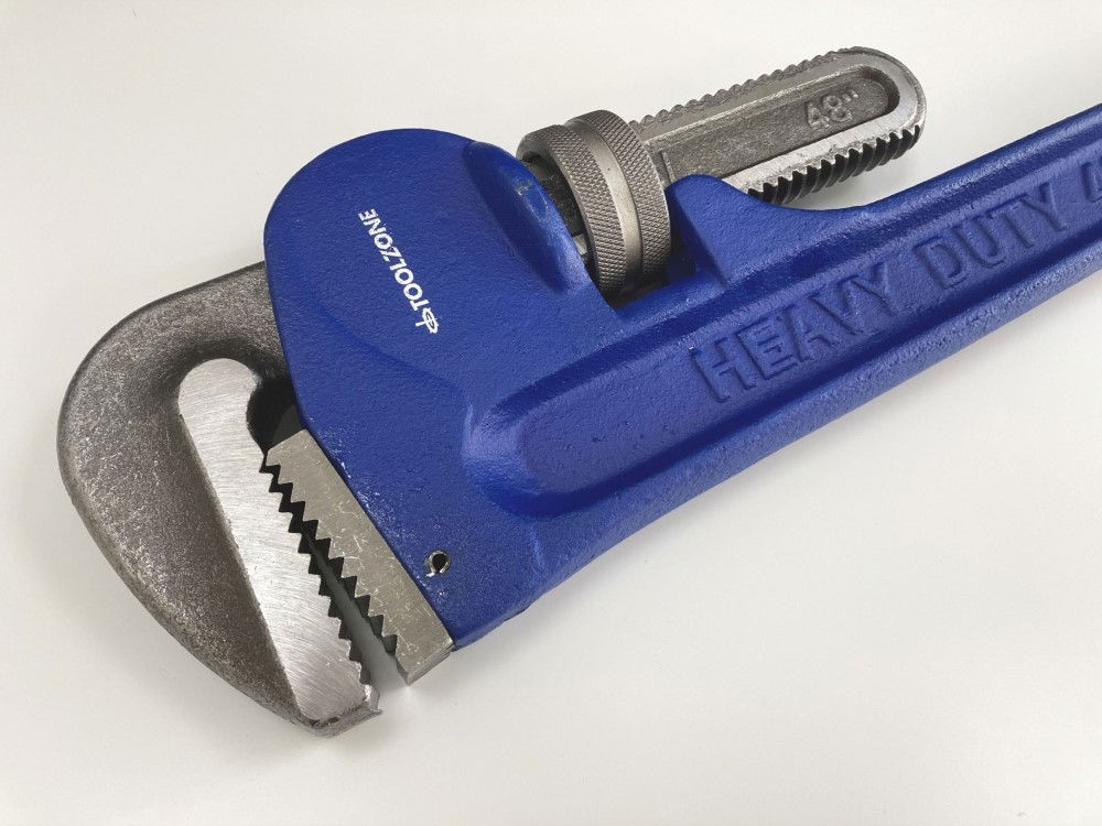 STILLSON WRENCH 48 HEAVY DUTY DROP FORGED CARBON STEEL - TOOLZONE KDPSP163 thumbnail 3