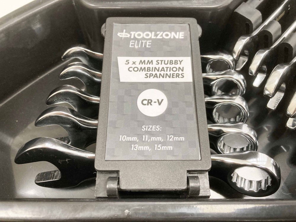 SPANNER SET 32pc METRIC/AF STUBBY AND COMBINATION CHROME VANADIUM - TOOLZONE KDPSP173 thumbnail 12