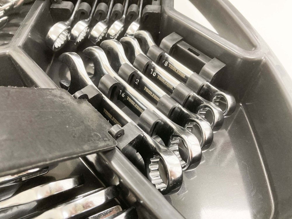 SPANNER SET 32pc METRIC/AF STUBBY AND COMBINATION CHROME VANADIUM - TOOLZONE KDPSP173 thumbnail 10