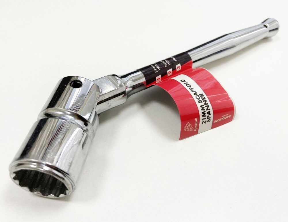 SCAFFOLD SPANNER 21mm 12 POINT SOCKET DROP FORGED STEEL - TOOLZONE KDPSP178 thumbnail 4