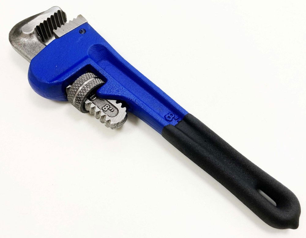 STILLSON WRENCH 8 DROP FORGED CARBON STEEL MAX JAW 30mm - TOOLZONE KDPSP180 thumbnail 7