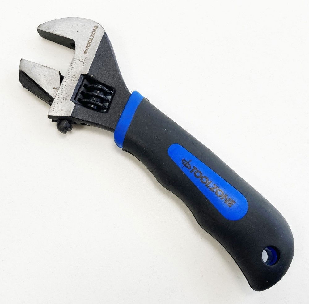 ADJUSTABLE SPANNER 2 IN 1 STUBBY REVERSIBLE JAW 25mm DROP FORGED STEEL - TOOLZONE KDPSP181 thumbnail 5