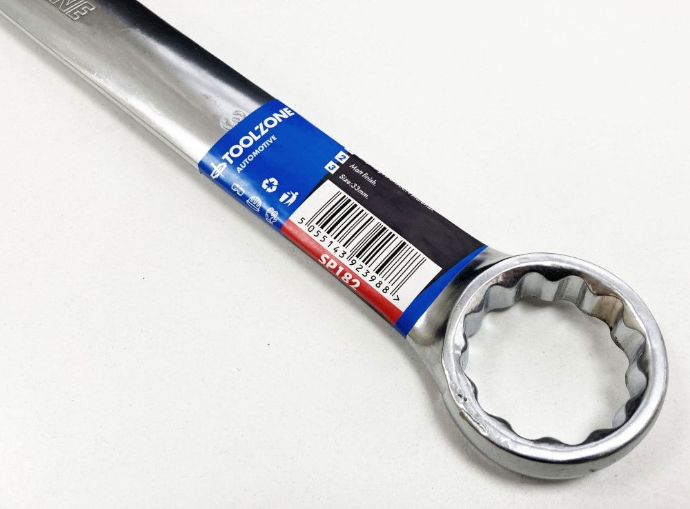 COMBINATION SPANNER 33mm 6150CRV MATT FINISH - TOOLZONE KDPSP182 thumbnail 4