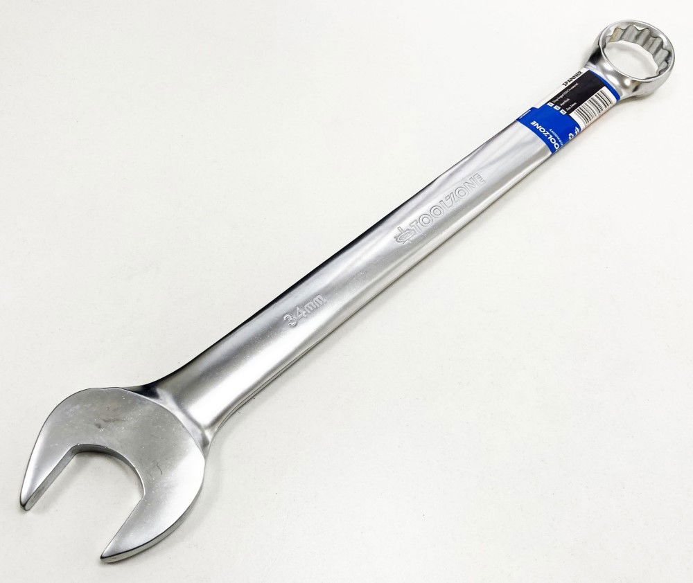 COMBINATION SPANNER 34mm 6150CRV MATT FINISH - TOOLZONE KDPSP183 thumbnail 3