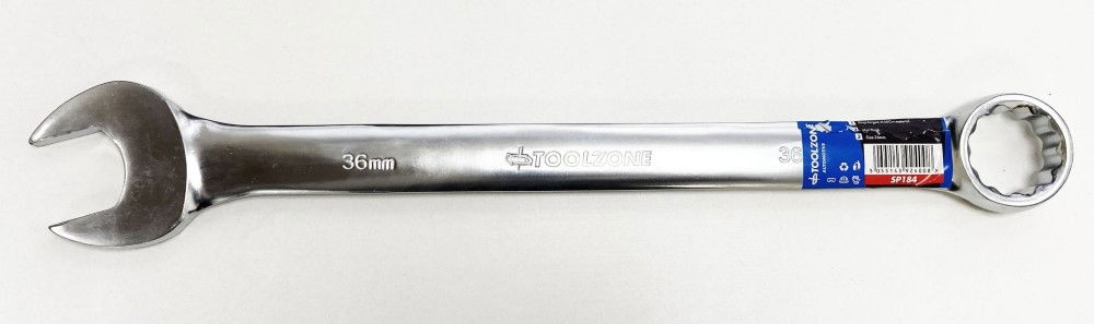 COMBINATION SPANNER 36mm 6150CRV MATT FINISH - TOOLZONE KDPSP184 thumbnail 2