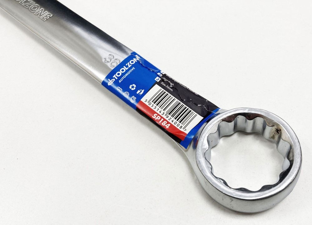 COMBINATION SPANNER 36mm 6150CRV MATT FINISH - TOOLZONE KDPSP184 thumbnail 4