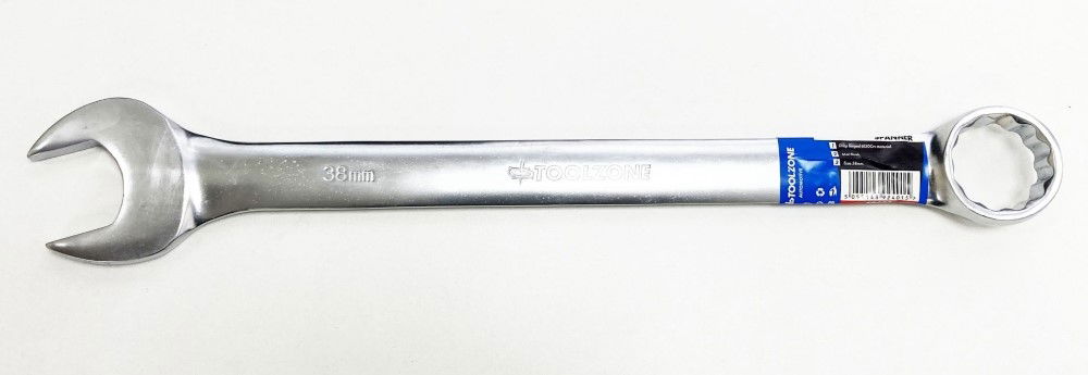 COMBINATION SPANNER 38mm 6150CRV MATT FINISH - TOOLZONE KDPSP185 thumbnail 2