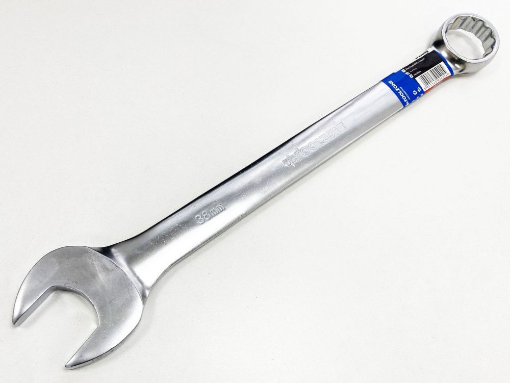 COMBINATION SPANNER 38mm 6150CRV MATT FINISH - TOOLZONE KDPSP185 thumbnail 3