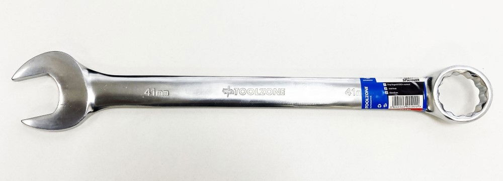 COMBINATION SPANNER 41mm 6150CRV MATT FINISH - TOOLZONE KDPSP186 thumbnail 2