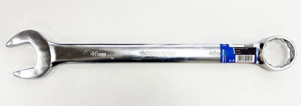 COMBINATION SPANNER 46mm 6150CRV MATT FINISH - TOOLZONE KDPSP187 thumbnail 2