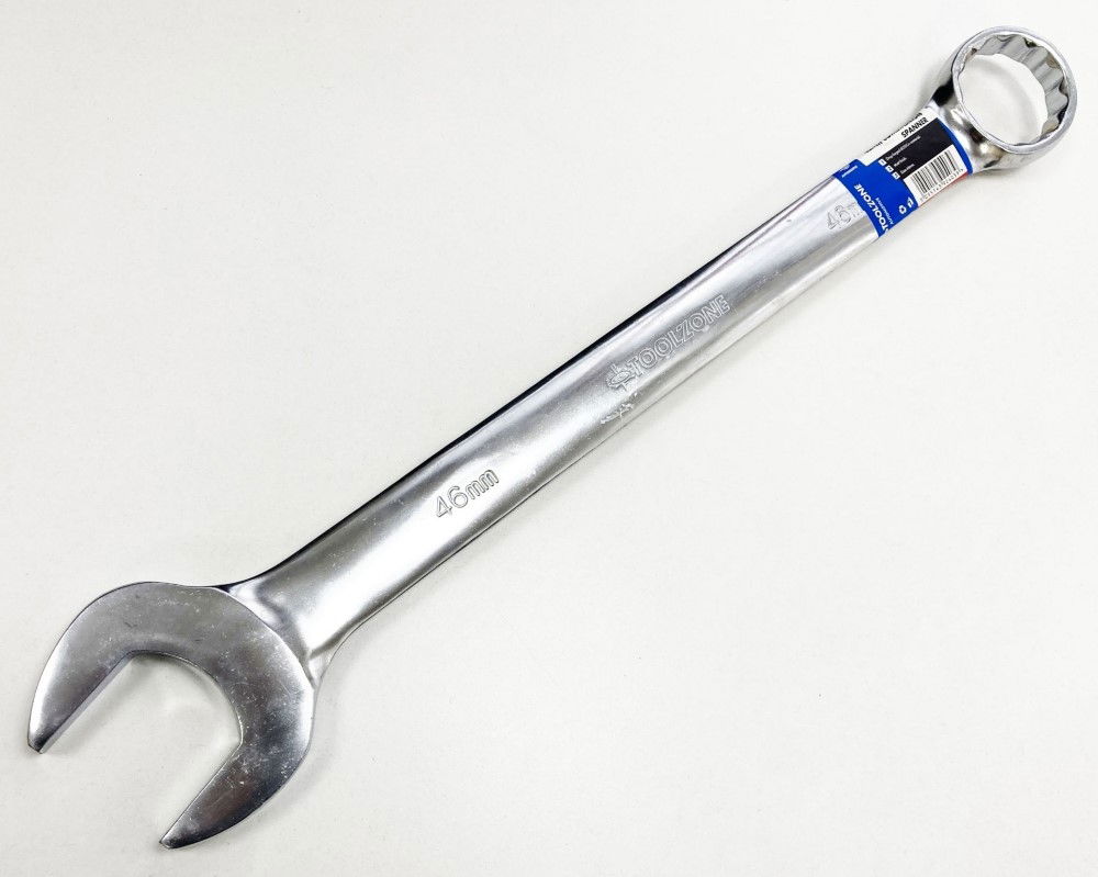 COMBINATION SPANNER 46mm 6150CRV MATT FINISH - TOOLZONE KDPSP187 thumbnail 3