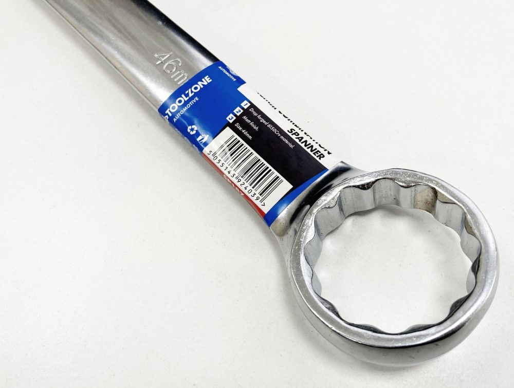 COMBINATION SPANNER 46mm 6150CRV MATT FINISH - TOOLZONE KDPSP187 thumbnail 4