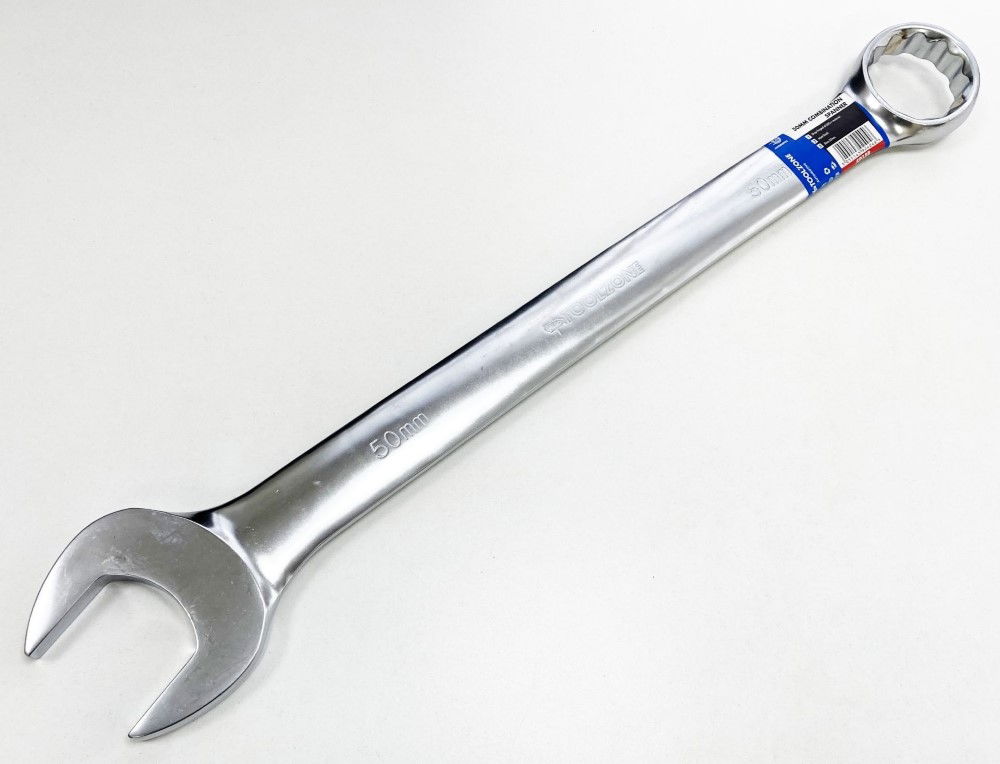 COMBINATION SPANNER 50mm 6150CRV MATT FINISH - TOOLZONE KDPSP188 thumbnail 3