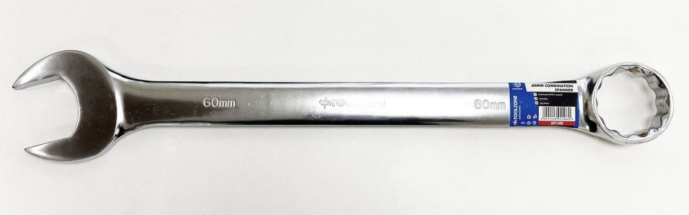 COMBINATION SPANNER 60mm 6150CRV MATT FINISH - TOOLZONE KDPSP190 thumbnail 2
