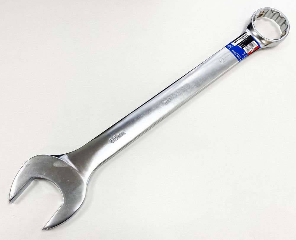 COMBINATION SPANNER 65mm 6150CRV MATT FINISH - TOOLZONE KDPSP191 thumbnail 3