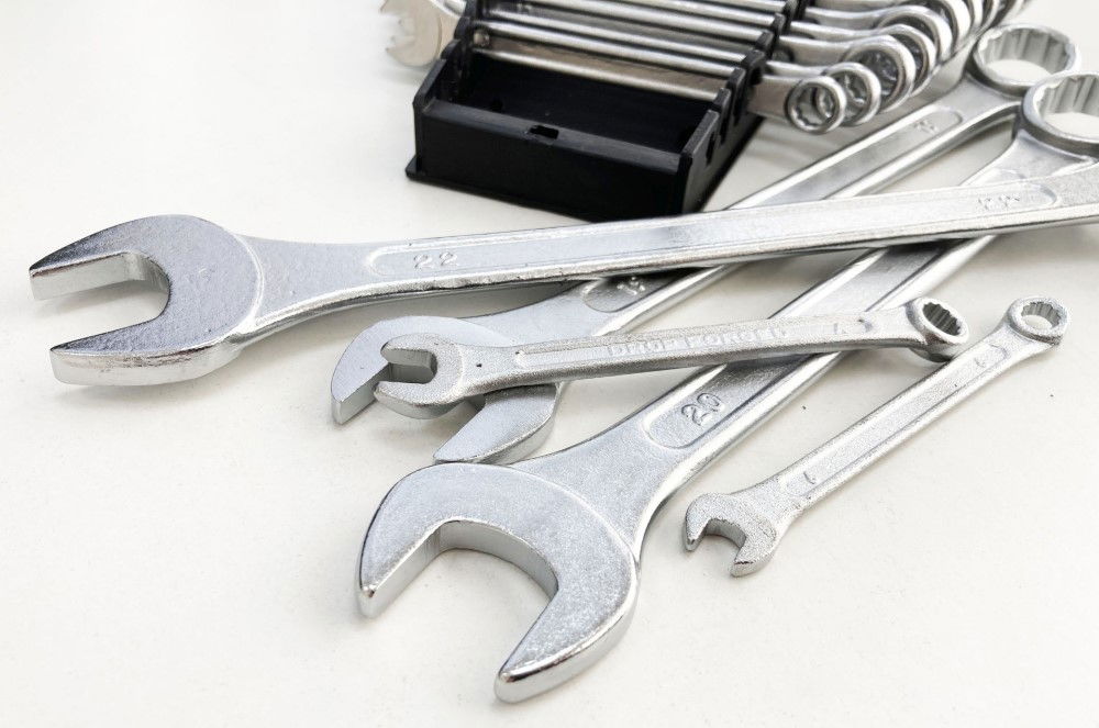 COMBINATION SPANNER SET 16pc 6-22mm DROP FORGED CHROME PLATED - TOOLZONE KDPSP193 thumbnail 5