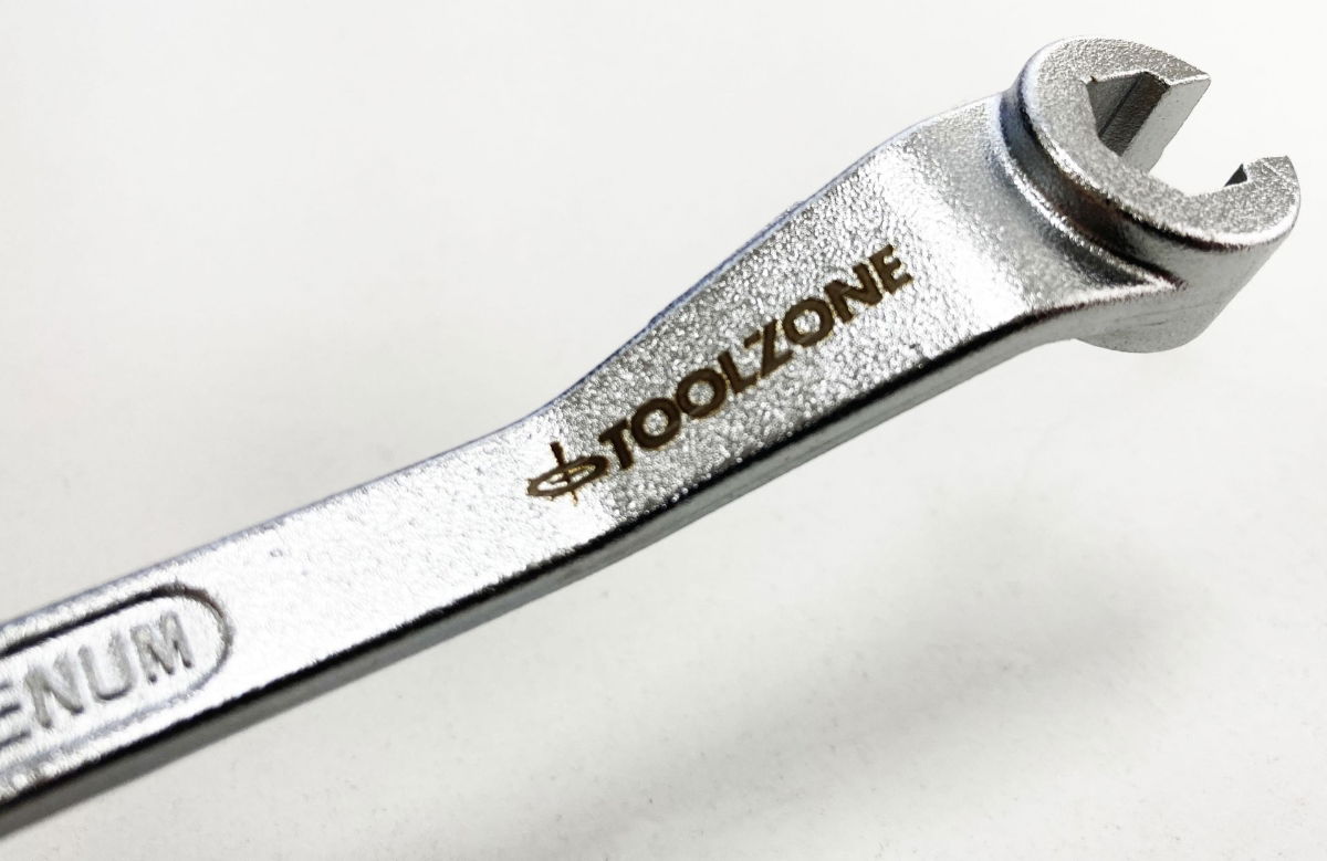 BRAKE LINE SPANNER 10 x 11mm 180mm OFFSET DESIGN - TOOLZONE KDPSP196 thumbnail 7