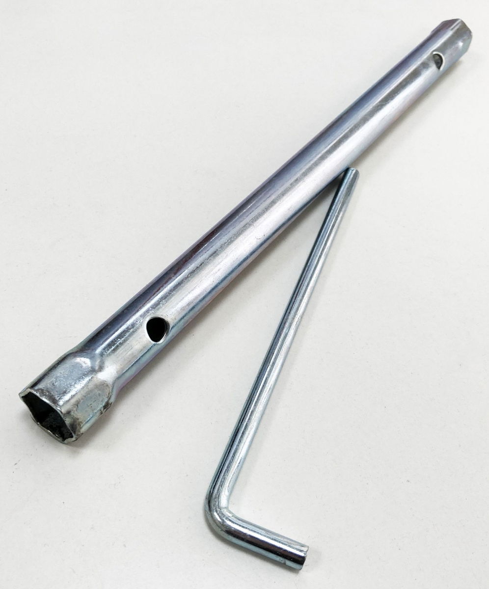 SPARK PLUG SPANNER 16 x 18mm 300mm INTEGRAL L SHAPE TOMMY BAR - TOOLZONE KDPSP197 thumbnail 7