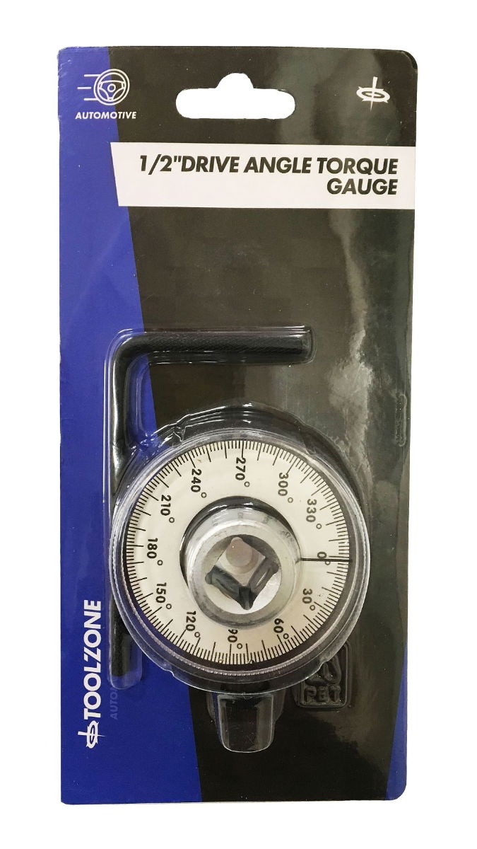 ANGULAR TORQUE GAUGE 1/2 DRIVE CHROME VANADIUM 2 DEGREE GRADUATIONS - TOOLZONE KDPSS008 thumbnail 6