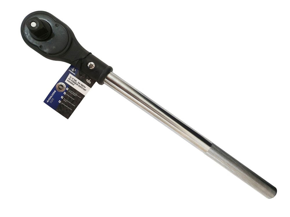 RATCHET HANDLE 3/4 DRIVE 24 TEETH REVERSIBLE CRV QUICK RELEASE - TOOLZONE KDPSS017 image 1