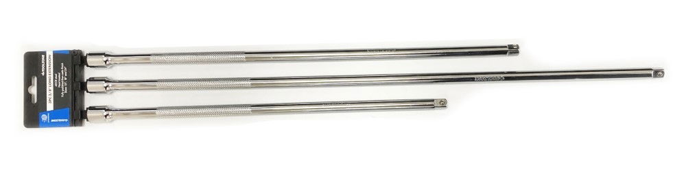 EXTENSION BAR SET 3/8 DRIVE 3pc 375mm 450mm 600mm 40CR STEEL - TOOLZONE KDPSS022 thumbnail 3