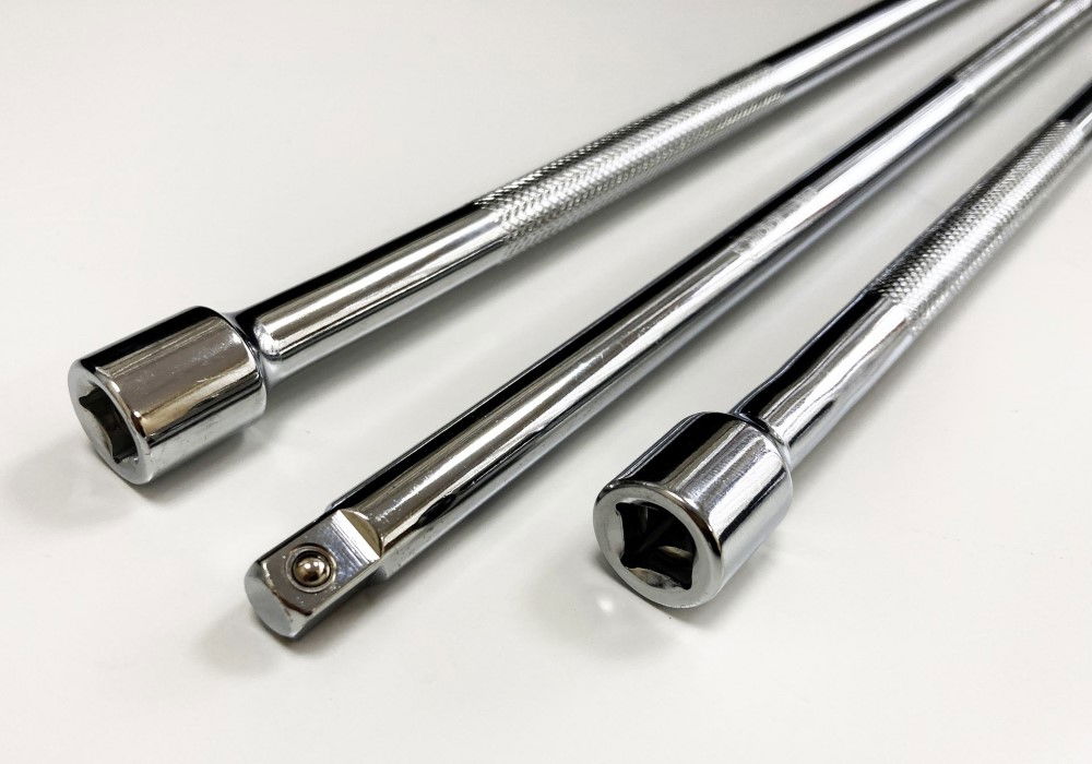 EXTENSION BAR SET 3/8 DRIVE 3pc 375mm 450mm 600mm 40CR STEEL - TOOLZONE KDPSS022 thumbnail 6