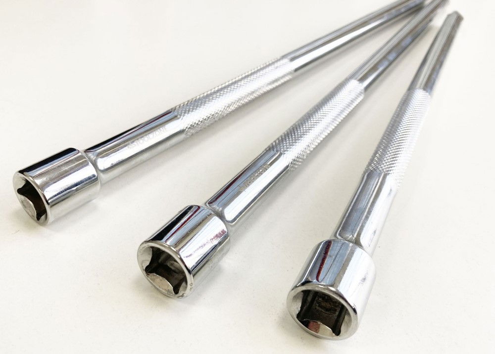 EXTENSION BAR SET 1/2 DRIVE 3pc 375mm 450mm 600mm 40CR STEEL - TOOLZONE KDPSS023 thumbnail 4